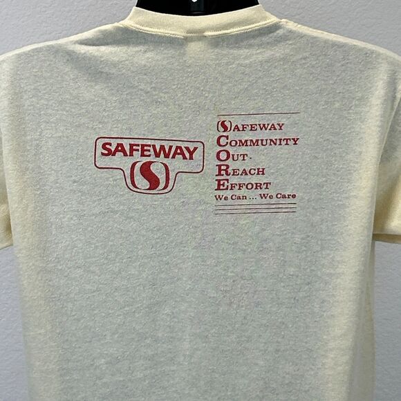 Vintage Scouting For The Handicapped T Shirt Mens Medium BSA Camp Mason Yellow - Picture 10 of 13